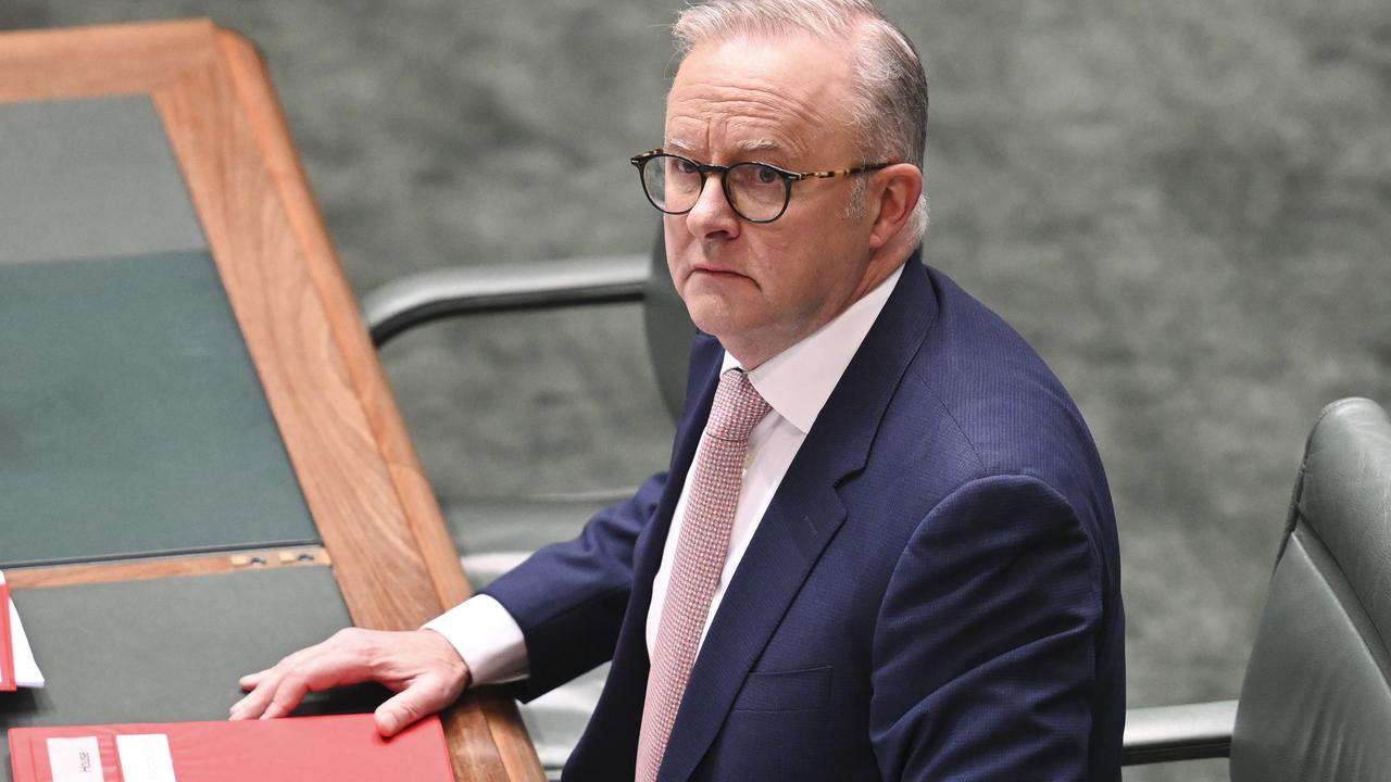 Prime Minister Anthony Albanese says the Greens are a ‘party of protest’. Picture: NewsWire / Martin Ollman