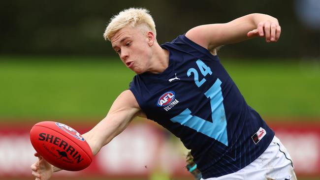 Nate Caddy is one of the top AFL Draft prospects.