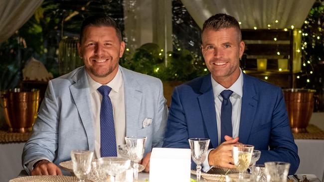 Manu Feildel and Pete Evans in MKR.