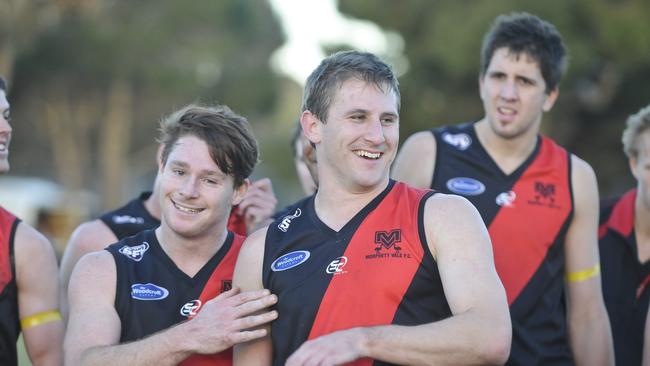 Morphett Vale full forward Scott Pollard kicked the last goal in his last match. Picture: File