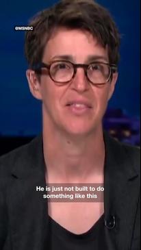 Rachel Maddow gushed on air about US President Joe Biden