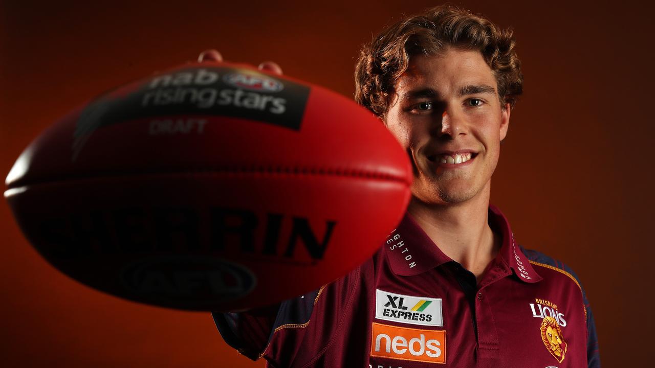 Deven Robertson has been drafted by the Brisbane Lions at pick 22 . Picture: Michael Klein