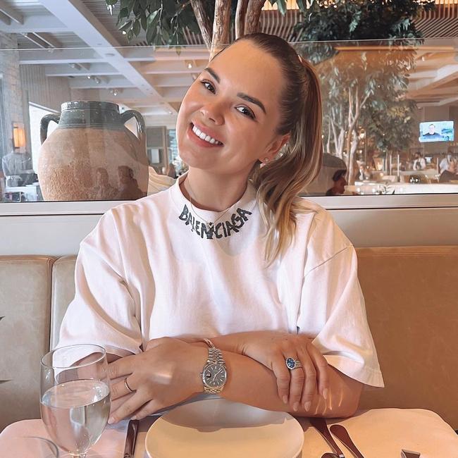 Mia Plecic has copped major criticism over her abortion take. Picture: Instagram