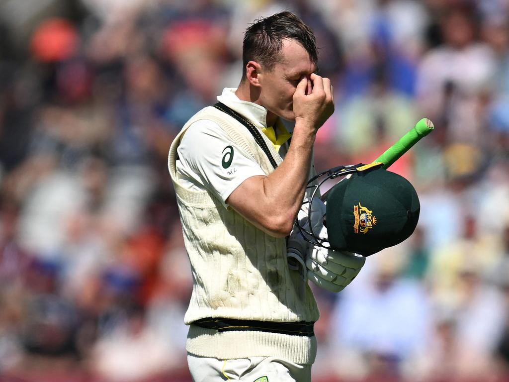 Australia's Marnus Labuschagne considers the recent Ashes series a personal failure. Photo by Oli SCARFF / AFP