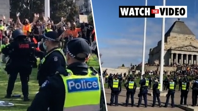 More wild scenes in Melbourne on third day of protests