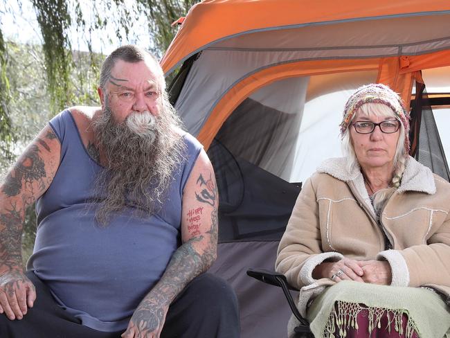 The rental crisis is so bad this couple had to pitch tents