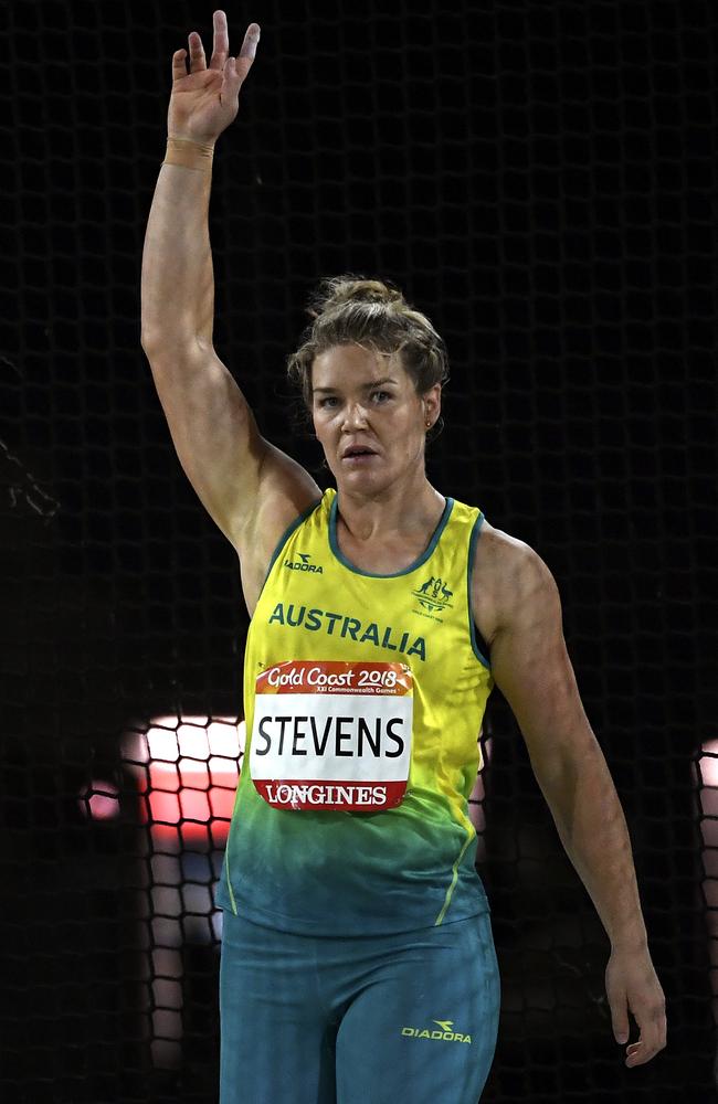 Stevens finished almost 8m ahead of her closest competitor on the Gold Coast. Picture: AAP Image/Dean Lewins