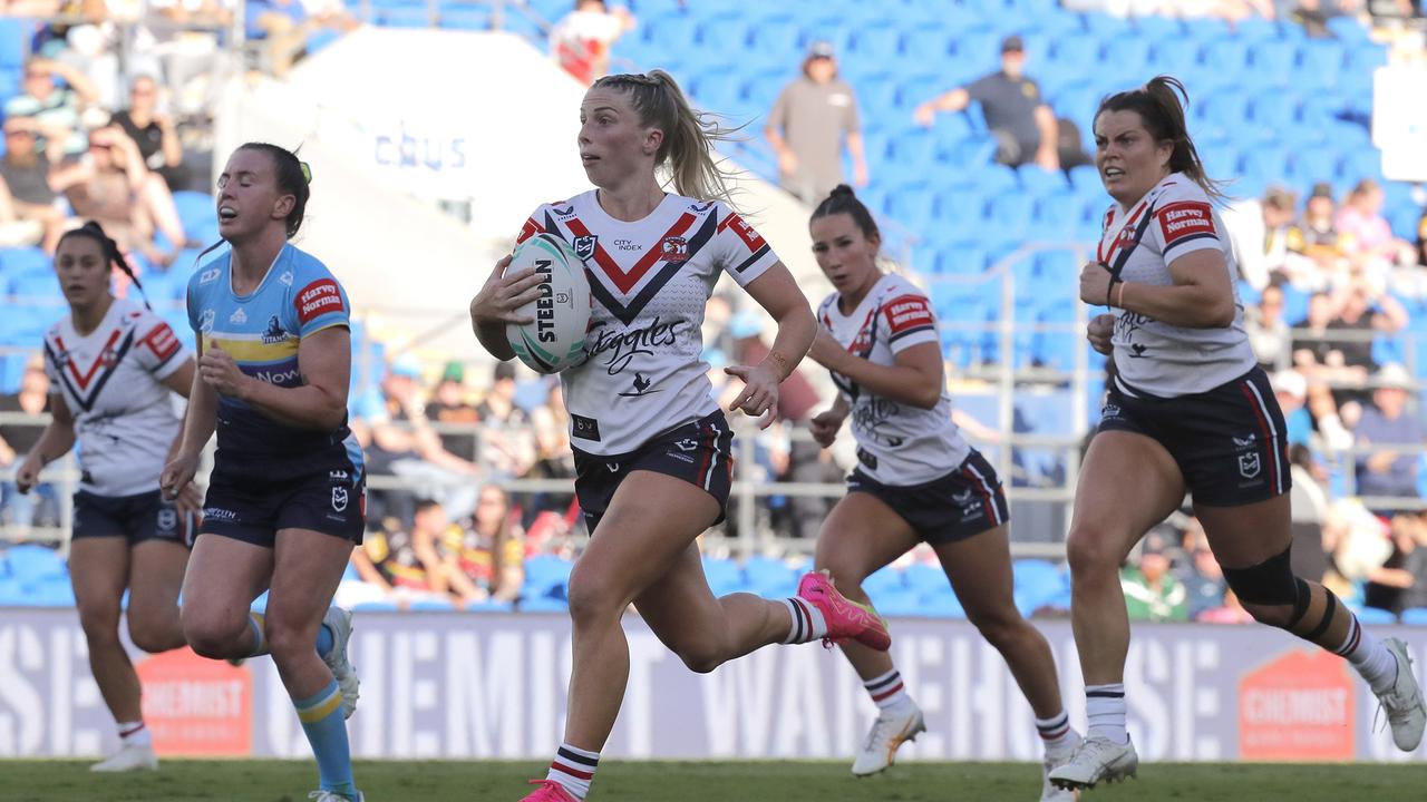 Rep star Tarryn Aiken is one of several Roosters players who have re-signed. Picture: Getty Images/Getty Images