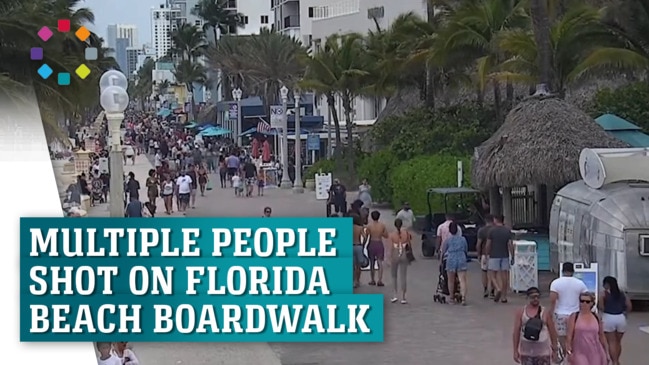 Multiple people shot on Florida beach boardwalk