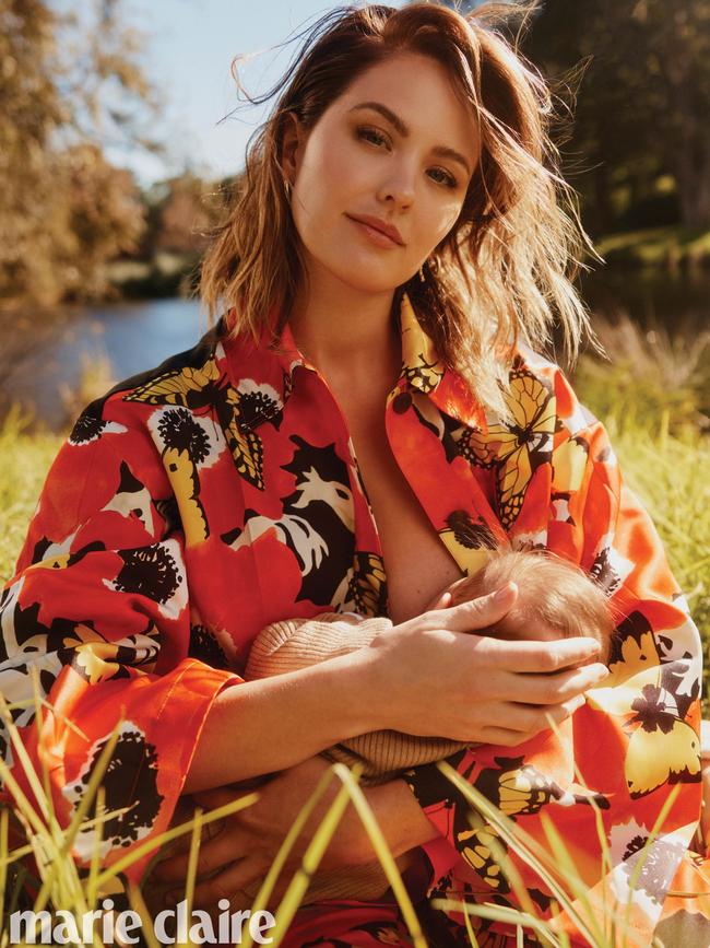 Jesinta Franklin in the August issue of Marie Claire.