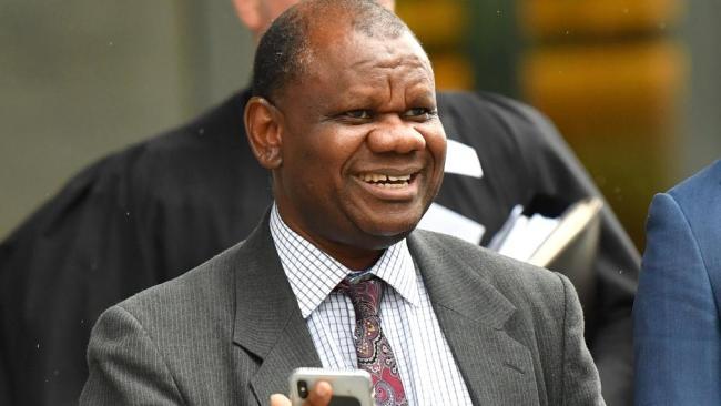 Tony Mufutau Oluwatoyn Bakare outside Brisbane District Court. Picture: Dan Peled/AAP