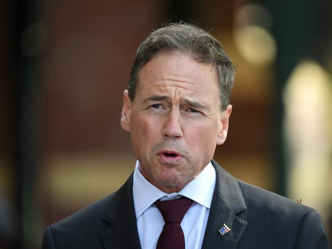 Health Minister Greg Hunt.