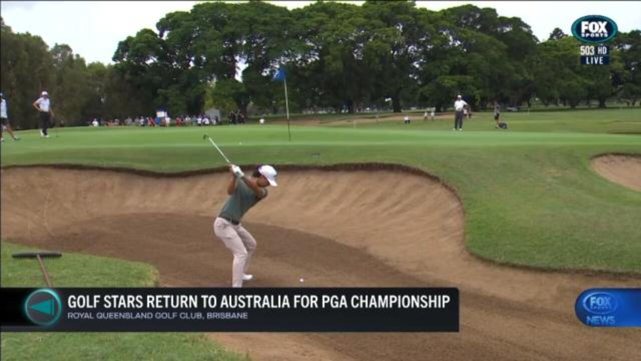 Aussies underway in PGA Championships