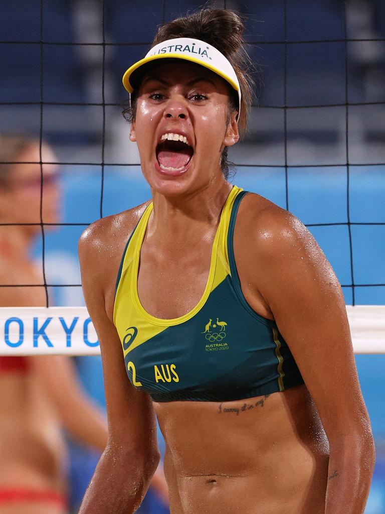 Taliqua Clancy competing at the Toyko Olympics. Picture: Getty Images