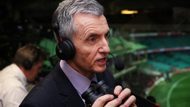 McAvaney at the SCG ahead of the Swans v Hawthorn match. Picture. Phil Hillyard