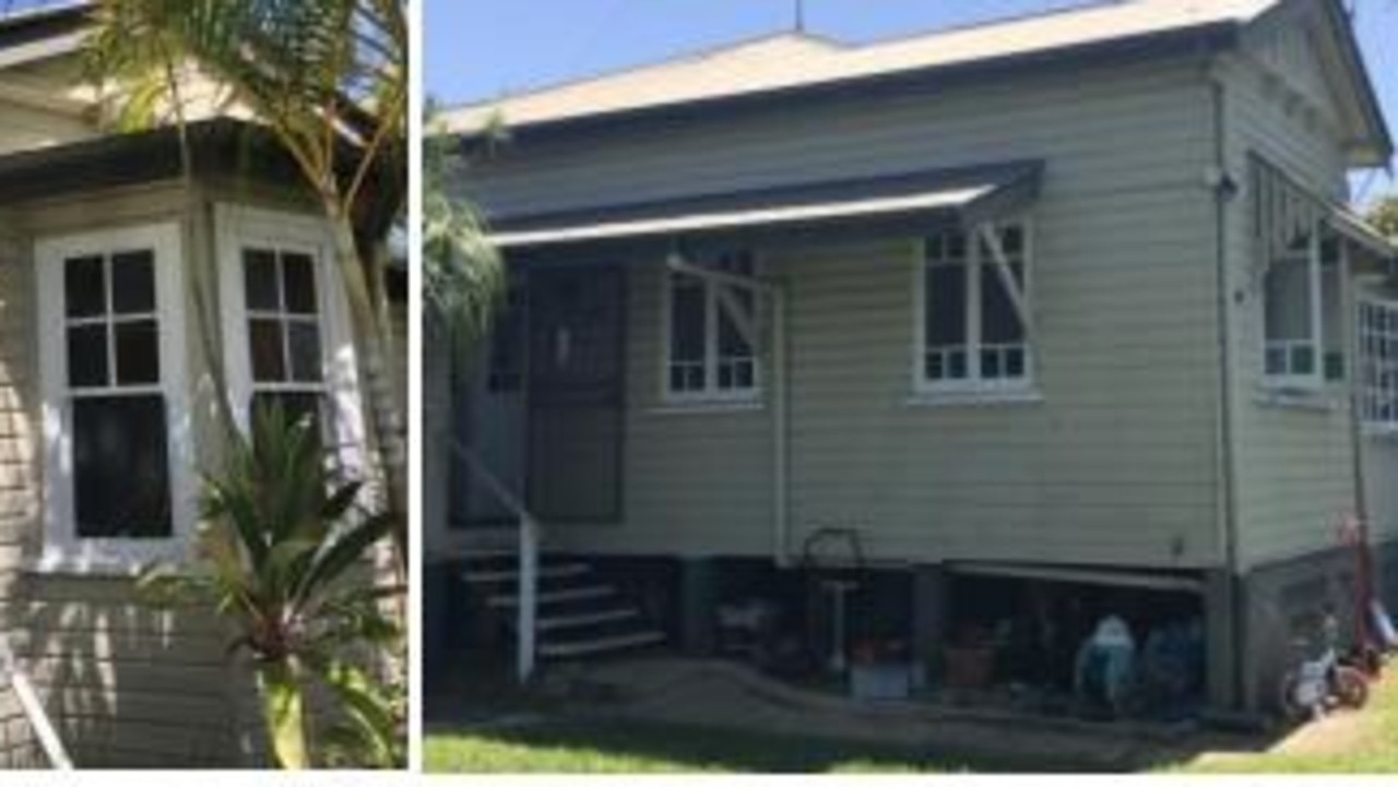 The old Cooroy house has possibly been there for 100 years.