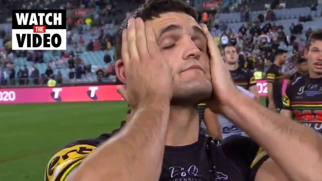 Nathan Cleary shattered  in the aftermath of the Grand Final