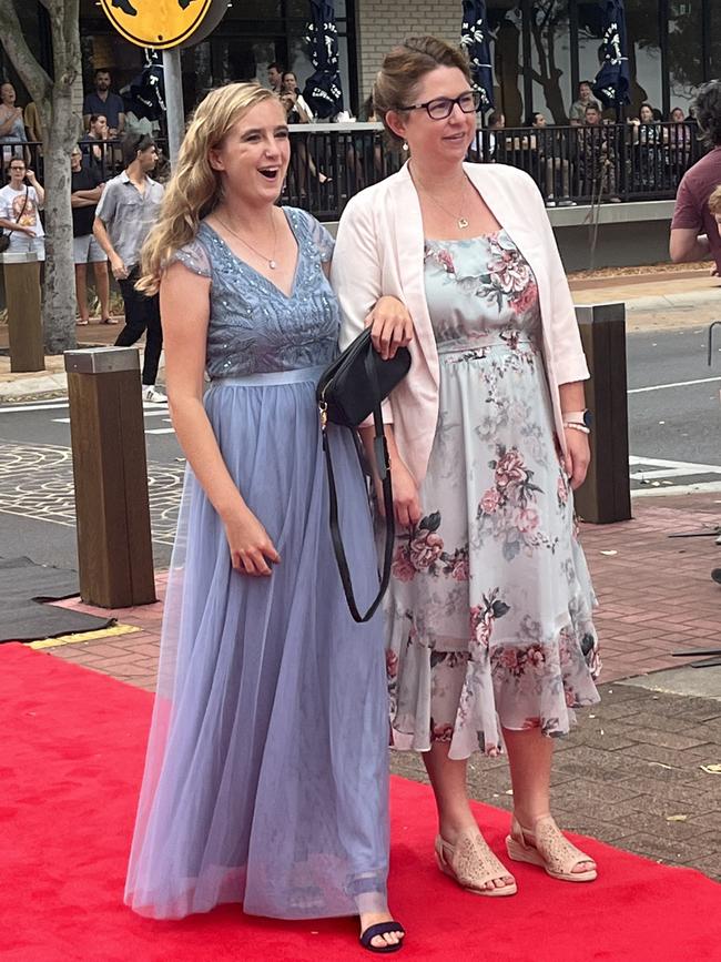 The students arrive at Urangan State High School's formal.