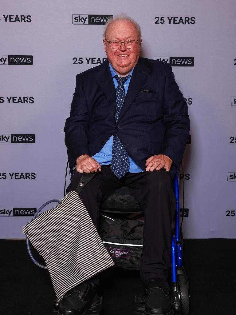 Graham Richardson, at the Sky News 25th Anniversary celebration, at Bennelong Restaurant. Picture: Justin Lloyd.