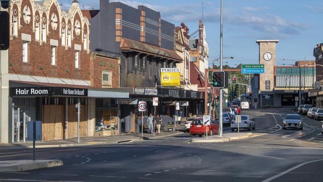 Russell St streetscape looking east. Wednesday. 11th Nov 2020