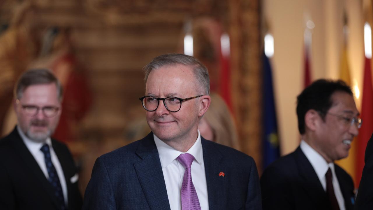 Prime Minister Anthony Albanese at the NATO leaders summit. Picture: Supplied