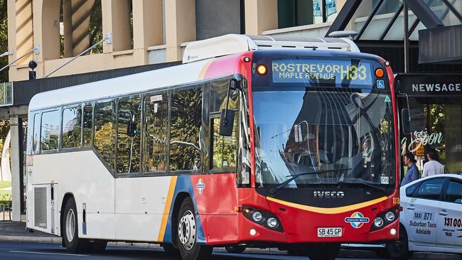 Do you think public transport in Adelaide should be free? Picture: MATT LOXTON