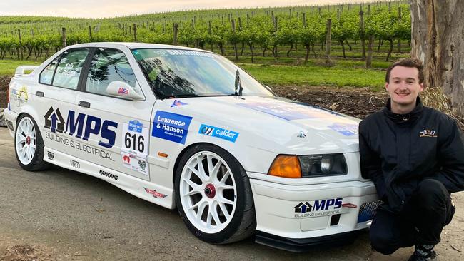 Supplied Editorial Matt Kelly's BMW E36 325i race car. Picture: Supplied