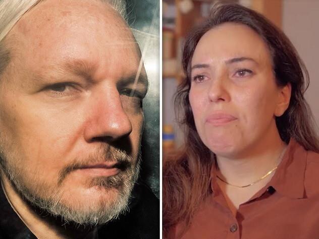 Julian Assange's partner has given birth to two sons.