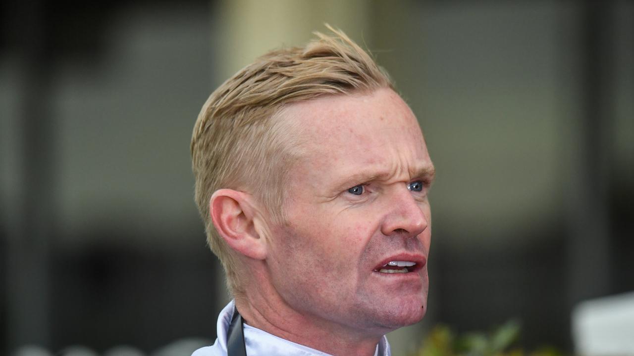 Brian Higgins after winning the Ladbrokes Punter Assist Handicap  at Ladbrokes Park Lakeside Racecourse on August 01, 2021 in Springvale, Australia. (Brett Holburt/Racing Photos)