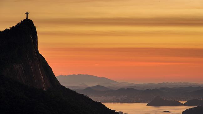 The Christ the Redeemer statue overlooking Rio de Janeiro.