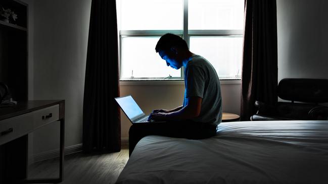 “I’m anxious as my partner is always working with his laptop on his legs or abdomen.” Picture: iStock