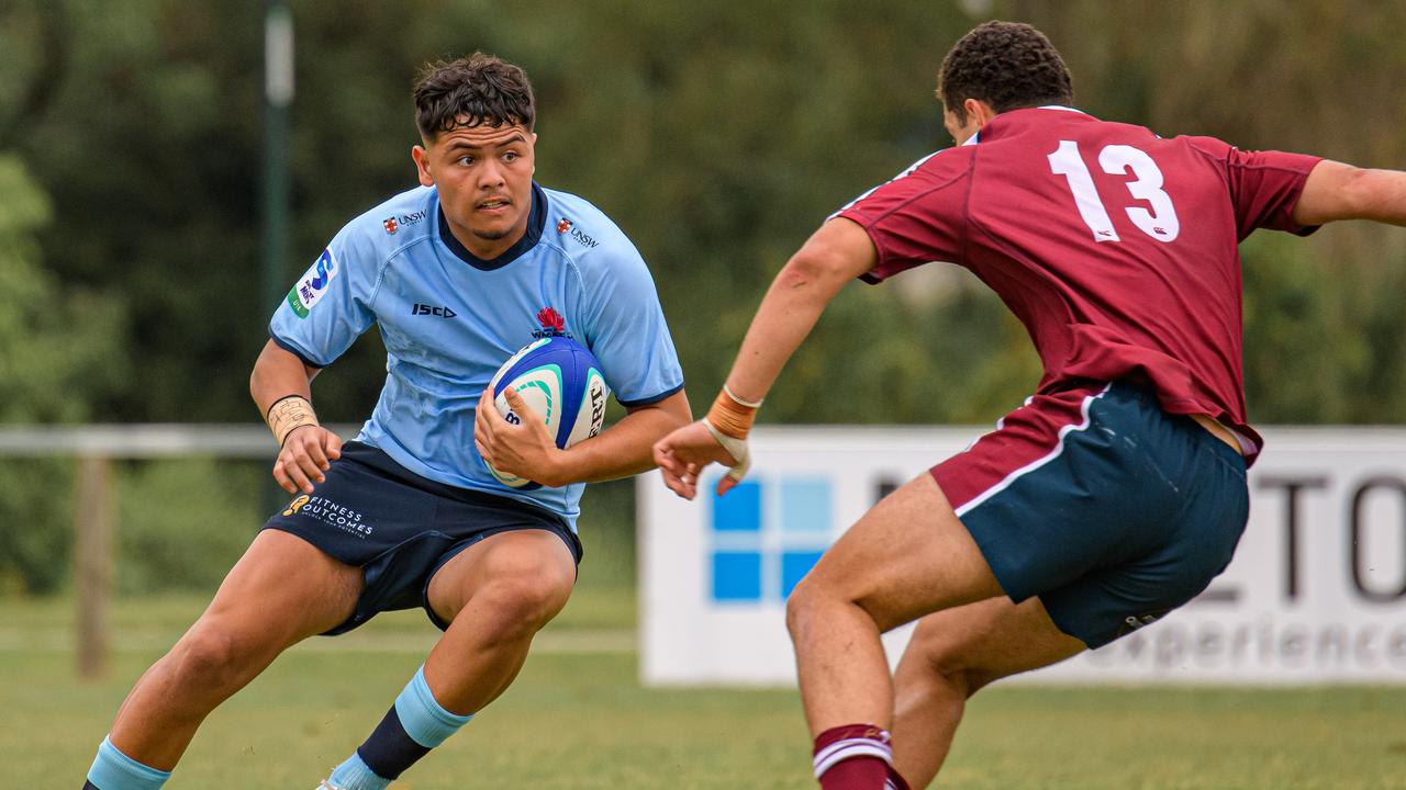 The NSW Waratahs against the Reds in Super Rugby U16s: Photos: Reds Media.