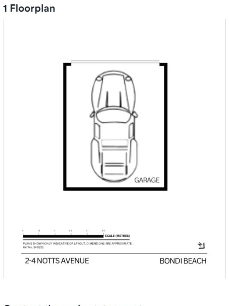 The parking spot plan.