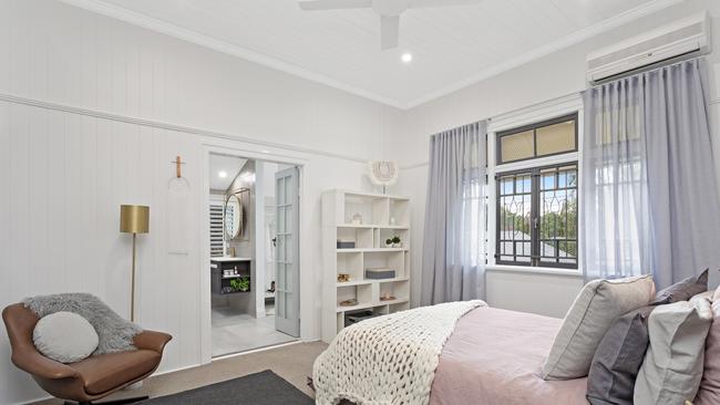 The master bedroom after renovation Picture: Foxtel