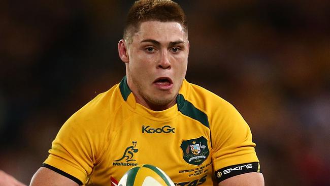 SYDNEY, AUSTRALIA - AUGUST 17:  James O'Connor of the Wallabies runs the ball during The Rugby Championship Bledisloe Cup match between the Australian Wallabies and the New Zealand All Blacks at ANZ Stadium on August 17, 2013 in Sydney, Australia.  (Photo by Mark Nolan/Getty Images)