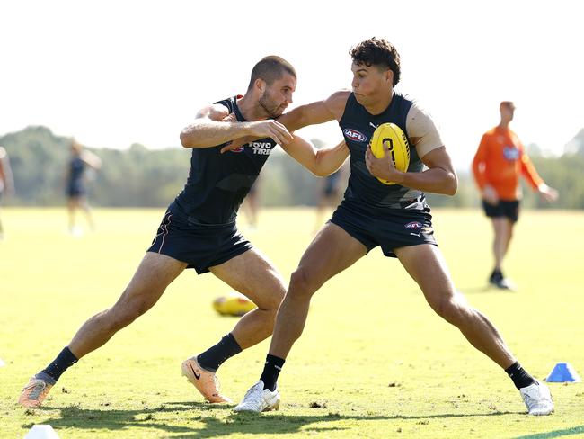 Callaghan had a strong week on the training track ahead of his first match for 2024. Picture: Phil Hillyard