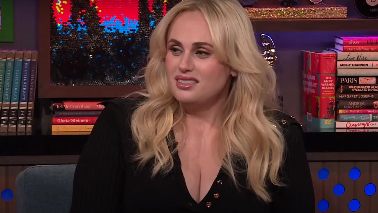 Rebel Wilson has opened up about receiving some awkward texts from people who feature in her new book. Picture from YouTube.