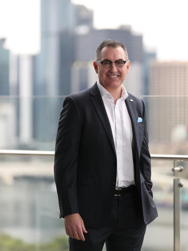 Virgin chief executive Paul Scurrah at the company’s Southbank office. Picture: Tara Croser