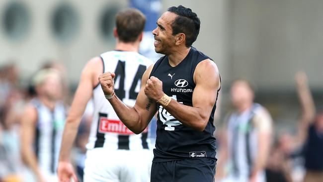 Eddie Betts is set to play on again in 2021. Picture: AFL Photos/via Getty Images