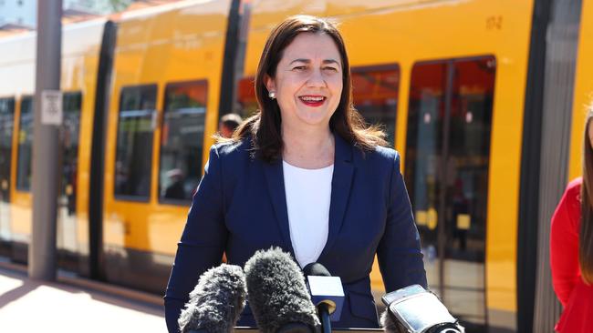 Premier Annastacia Palaszczuk — “our theme parks are huge employers”. Picture: Tertius Pickard