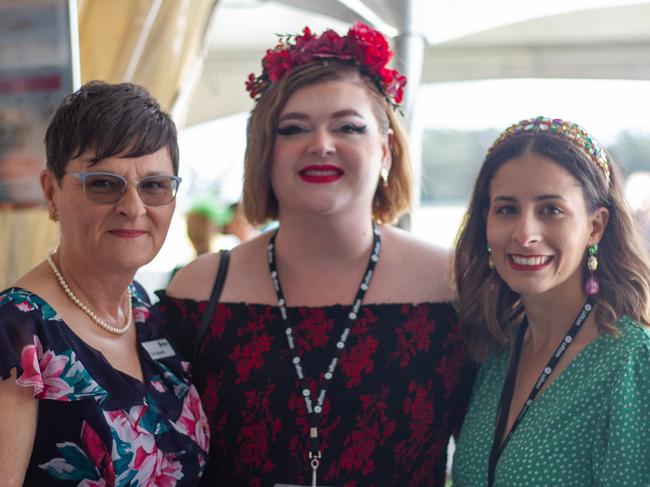 Connie Rixon, Hollie Kajewski and Cris Kajewski