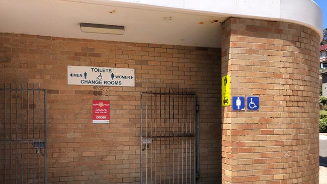 Northern Beaches Council are calling on the State Government for $5m so Manly Life Saving Club can be redeveloped. Pictured is the public toilets.