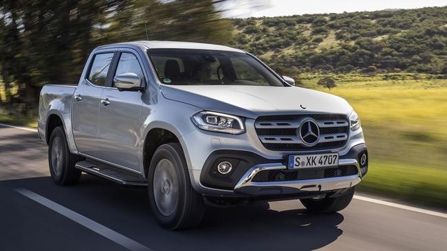 The Mercedes-Benz X-Class ute will get TDV6 grunt mid year, but launches with Nissan engines first. Picture: Supplied.