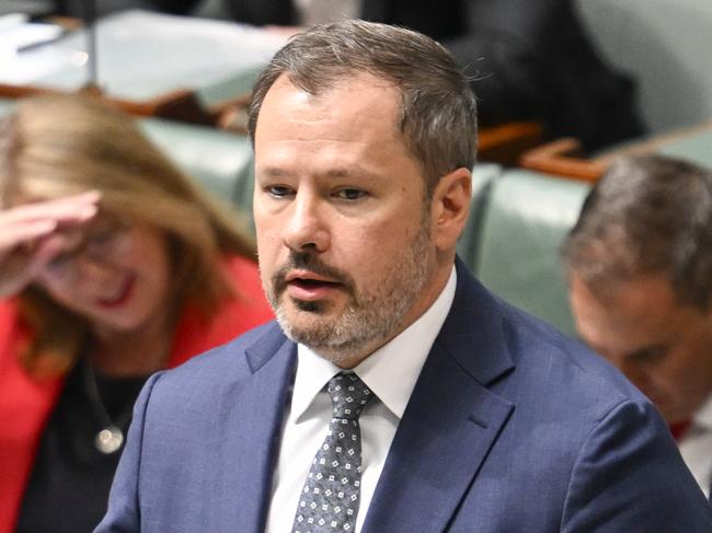 CANBERRA, AUSTRALIA  - NewsWire Photos - February 11, 2025: Industry and Science Minister, Ed Husic during Question Time at Parliament House in Canberra. Picture: NewsWire / Martin Ollman