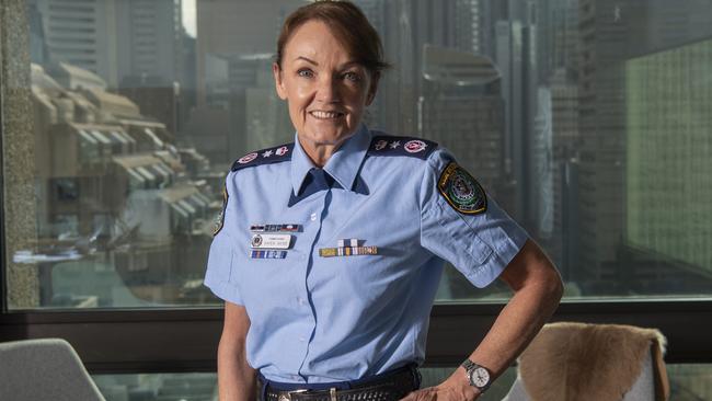 SYDNEY, AUSTRALIA - NewsWire Photos - June 6, 2025:NSW Police Commissioner in her last day on the job before retirement.Photographed at Elizabeth St, HQ.NewsWire / Simon Bullard.