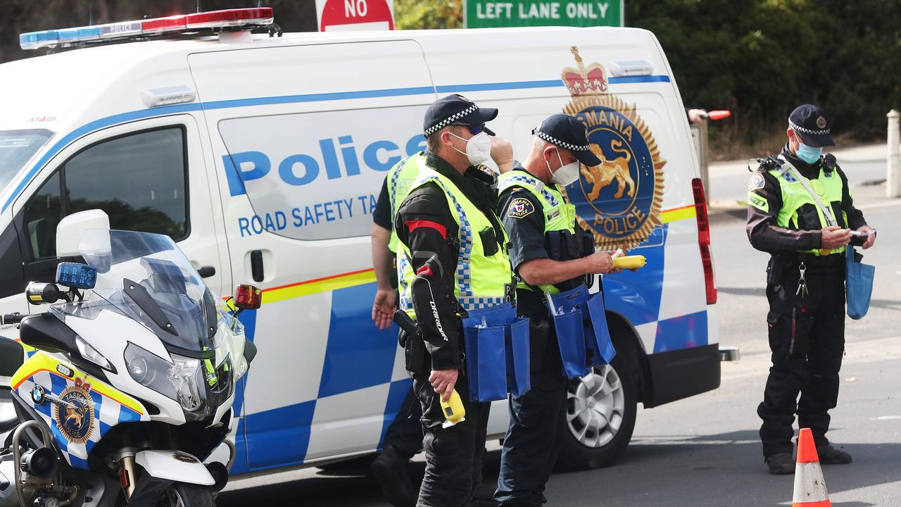 Tasmania Police launch Operation Safe Arrival in Hobart. Picture: Nikki Davis-Jones