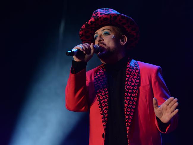 Culture Club perform at HBF Stadium in Perth in the 2nd stop in their World Tour.