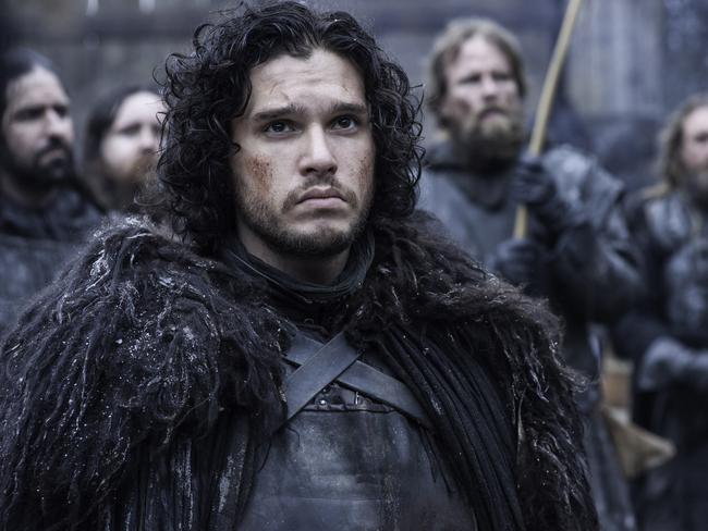 Back from the dead ... Jon Snow in last season’s Game of Thrones. Picture: HBO