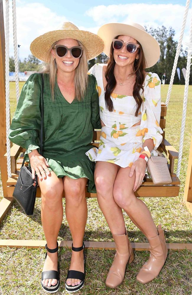 Catherine Melrose, Ali Zussino at Coastline BMW Polo by the Sea. Picture: Patrick Woods.