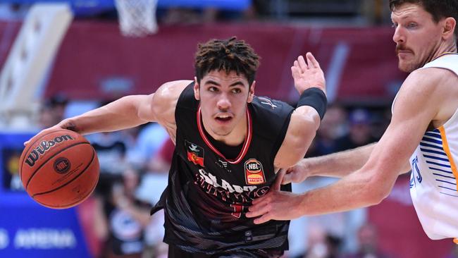 Lamelo Ball’s time in Australia could be about to end. Picture: Mick Tsikas